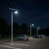 Votre sécurité, notre priorité : des lampadaires solaires dans les parkings non éclairés